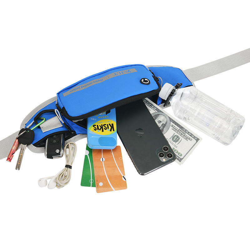 工厂定制跨境新款户外跑步运动手机腰包时尚多功能健身水壶腰包