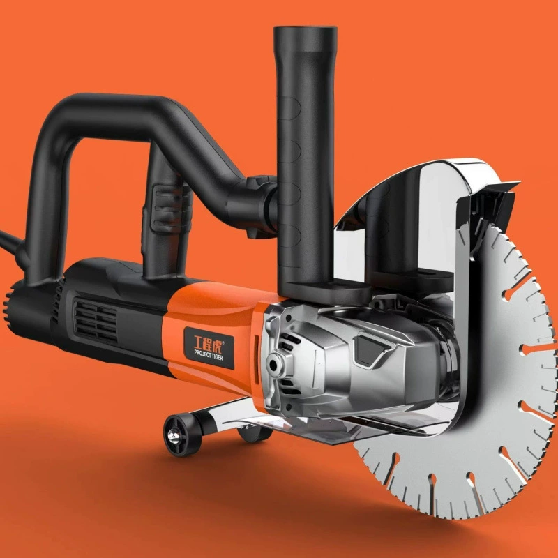 Бесщеточный электроинструмент Engineering Tiger 195 Коробка для шнура Высокомощный инструмент для резки бетона Водонепроницаемый инструмент для открывания без пыли.