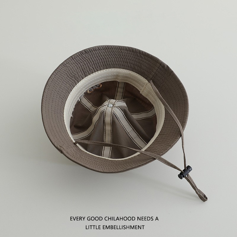 Sombrero de bebé primavera y otoño gorro de pescador lindo lindo niñas y niños viajan sombrero solar universal de verano