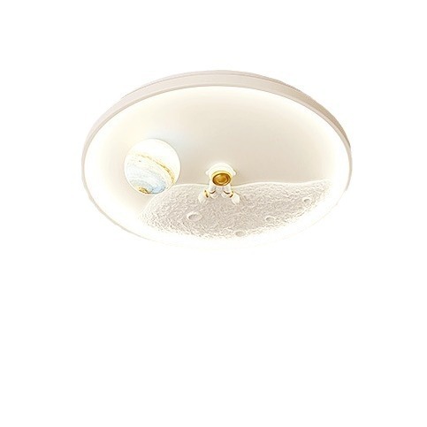 全光谱儿童房灯男孩太空人宇航员卧室灯创意卡通星球女孩吸顶灯具