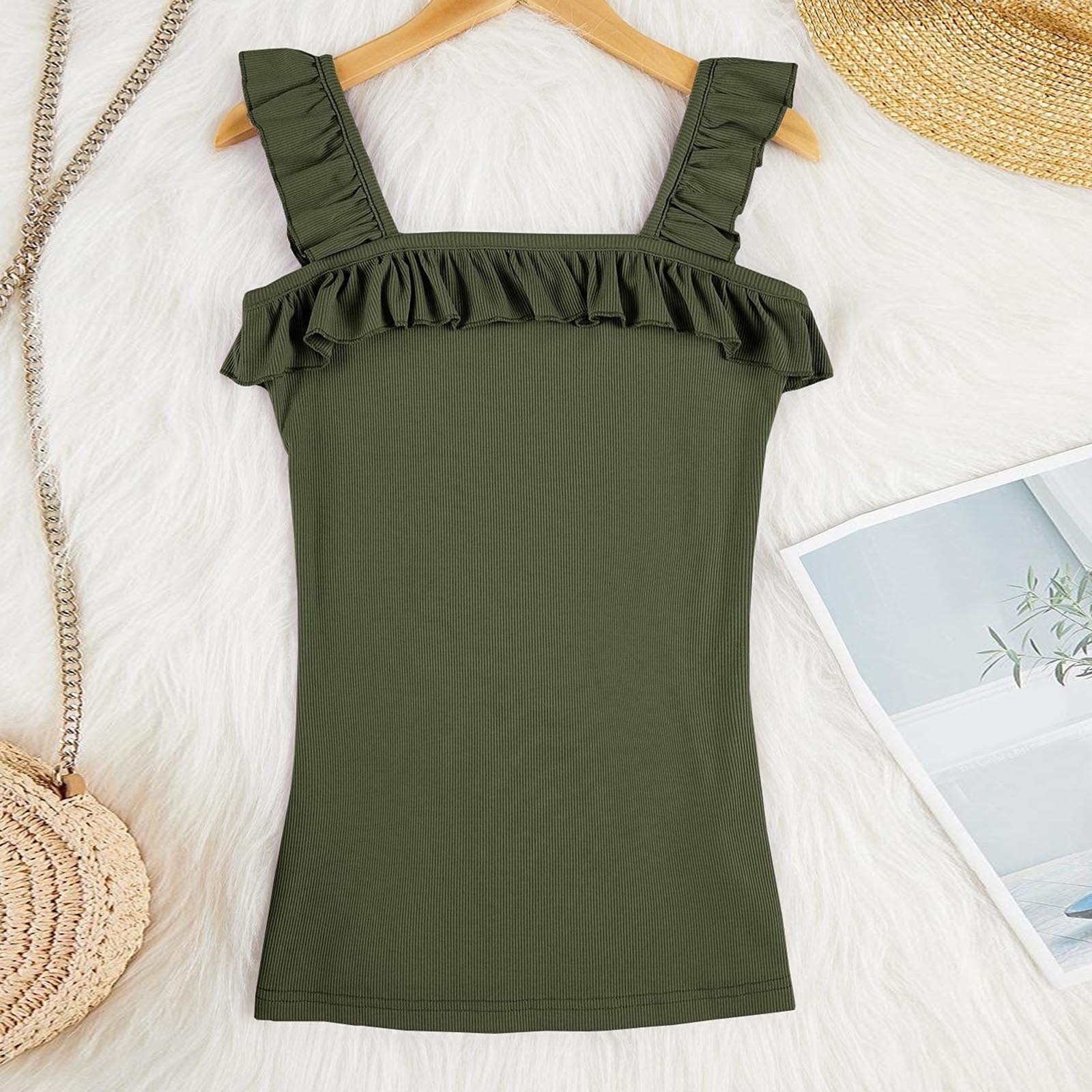 INS Stil 2023 Sommer Neue Nachtclub Mode Sexy Strap Open Back aushöhlen Slim Fit Offenen Nabel Tank Top_voghion.com