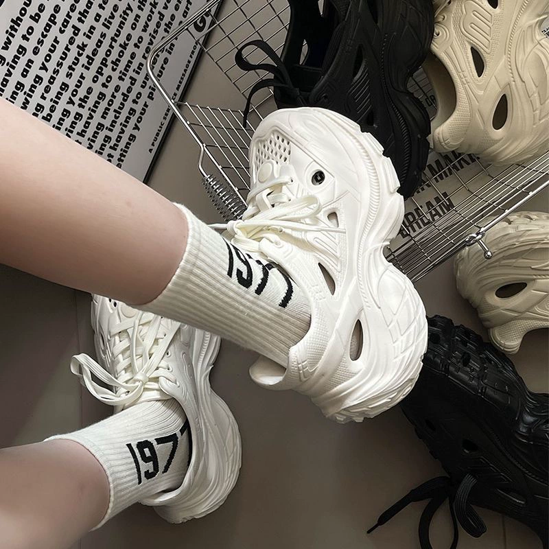 Обувь папы женская пещерная обувь повседневная обувь кроссовки кроссовки кроссовки ретроспективные туфли пляжные туфли EVA кроссовки носить сандалии на улице