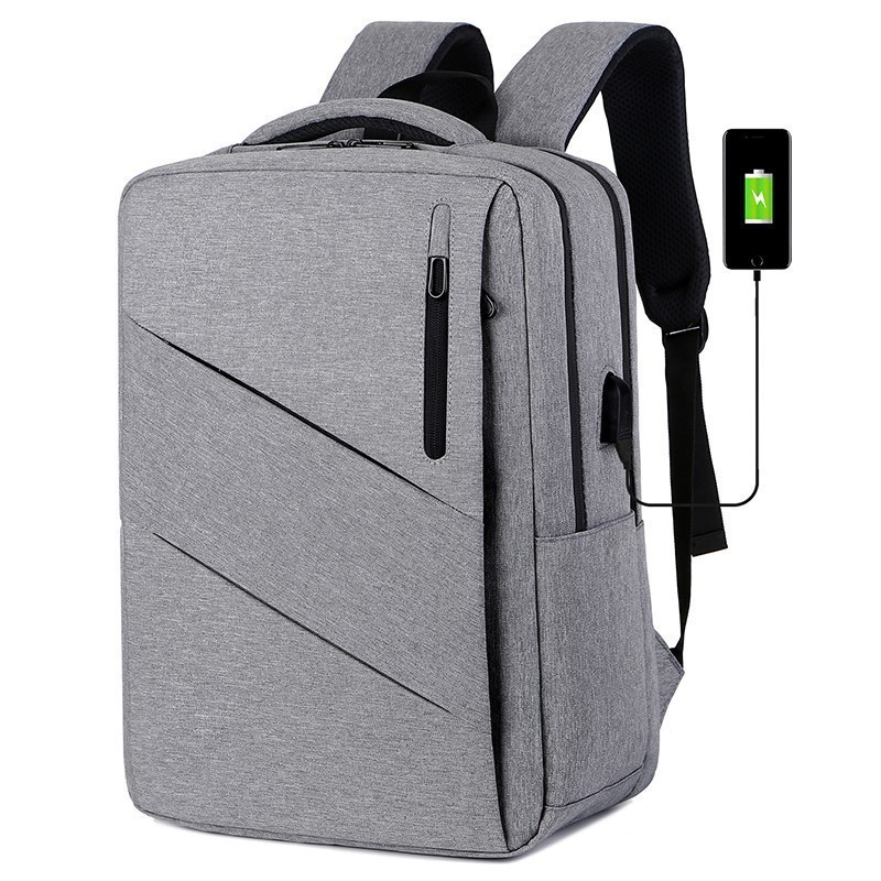 Cross-border Wholesale Backpack Men's Business Computer Bag Backpack Large Capacity Expandable Backpack for Commuting