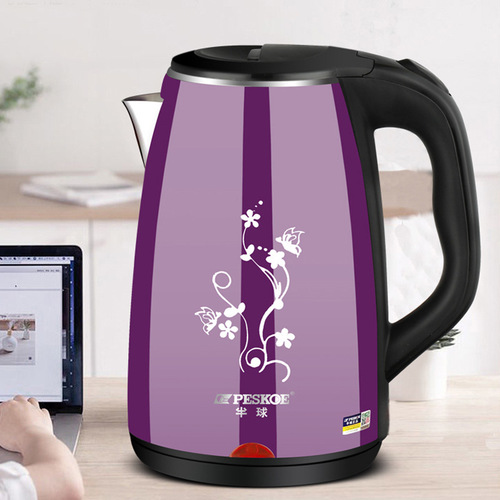 Factory direct supply of stainless steel hemispherical electric kettle, small household appliances, quick electric kettle, kettle, silk screen printing