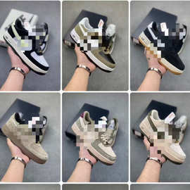 纯原AF1空军一号低帮小白鞋黑白熊猫小麦爆款百搭男女运动鞋情侣