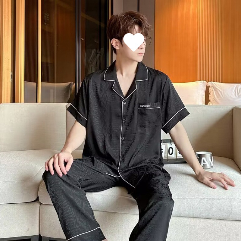 파란색 짧은 남성 63