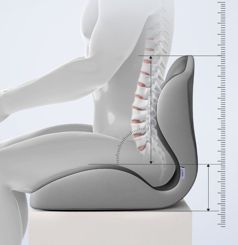 Factory direct sales of car lumbar support cushions, customizable breathable memory foam car lumbar support, driving waist protector, car seat cushion