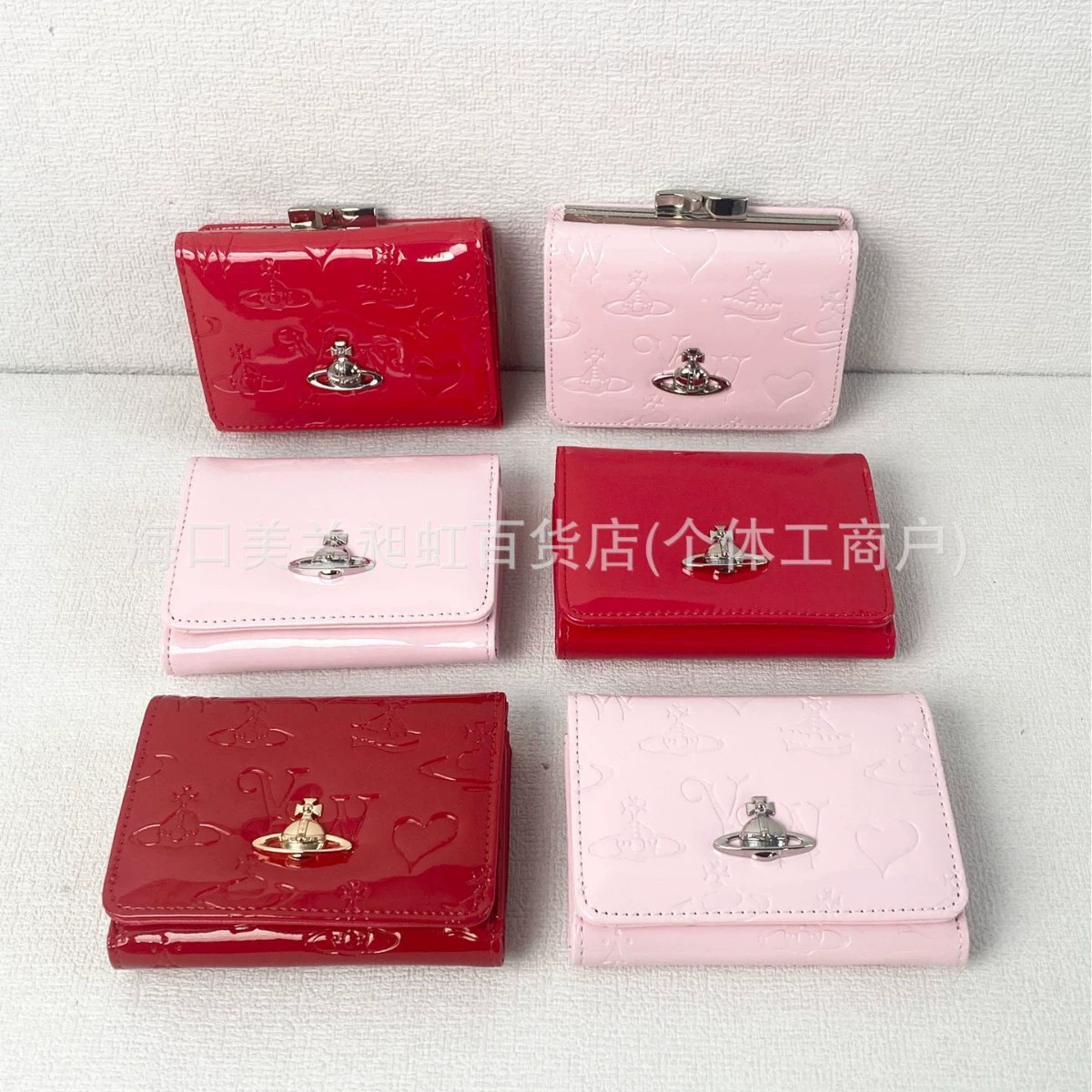 2026 Новый кошелек Queen Mother Saturn Tri-fold Wallet Coin Purse Bag Simple Multi-Card Slot Storage Bag
