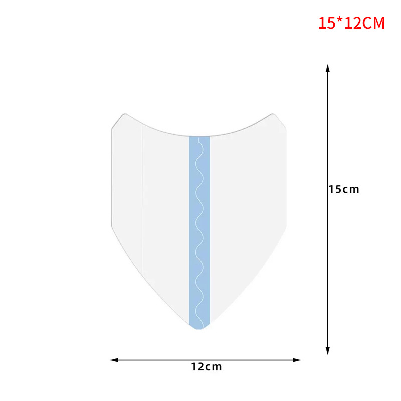화이트 V자형-PU 모델(12*15cm)