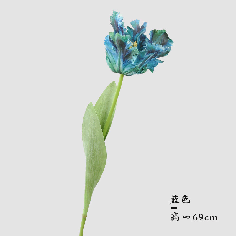 파란색