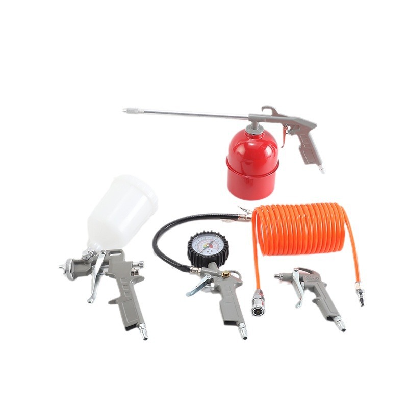 Pistola de pulverización de pintura explosiva transfronteriza, conjunto de cinco piezas, pistola de pulverización de alta atomización, herramientas neumáticas de pulverización