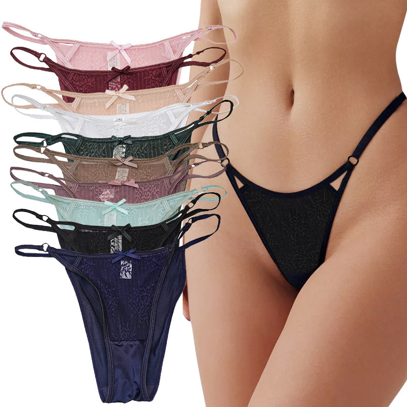 Adjustable Waistband Translucent Sexy Lace Panties for Women Seamless Pure Cotton Crotch Thong Skirt Leggings Adjustable Waistband Translucent Sexy Lace Panties for Women Seamless Pure Cotton Crotch Thong Skirt Leggings