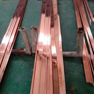 Copper-plated flat steel copper-clad steel flat steel copper-clad steel flat steel lightning protection grounding copper-plated flat steel copper bar