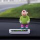 Car temporary parking plate car ornaments car number plate cartoon creative car moving car card cute girl