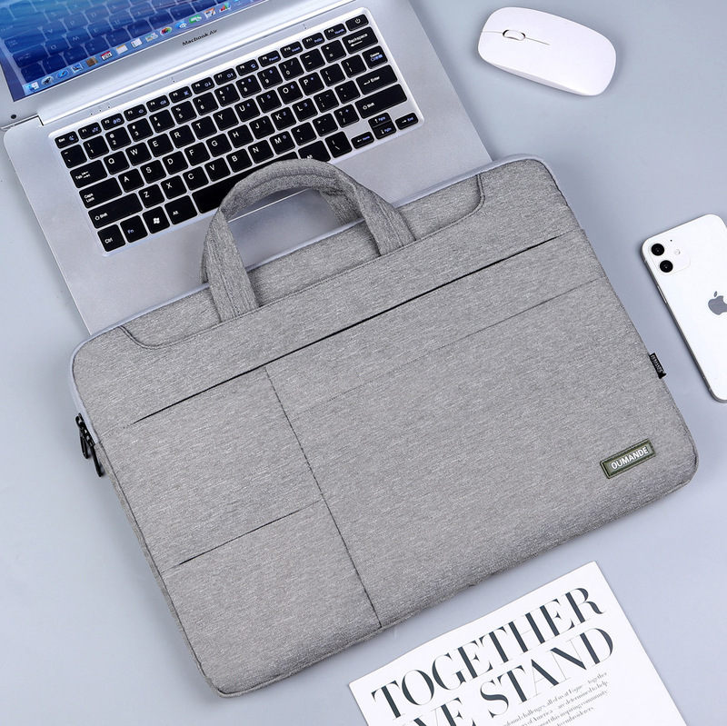 Shockproof Laptop Bag 14inch 15inch Laptop Shoulder Bag Oxford Cloth Briefcase Can Be Printed with Logo