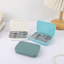 指甲刀套装五件套挖耳勺家用防飞溅男女士便携修甲剪指甲钳活动款