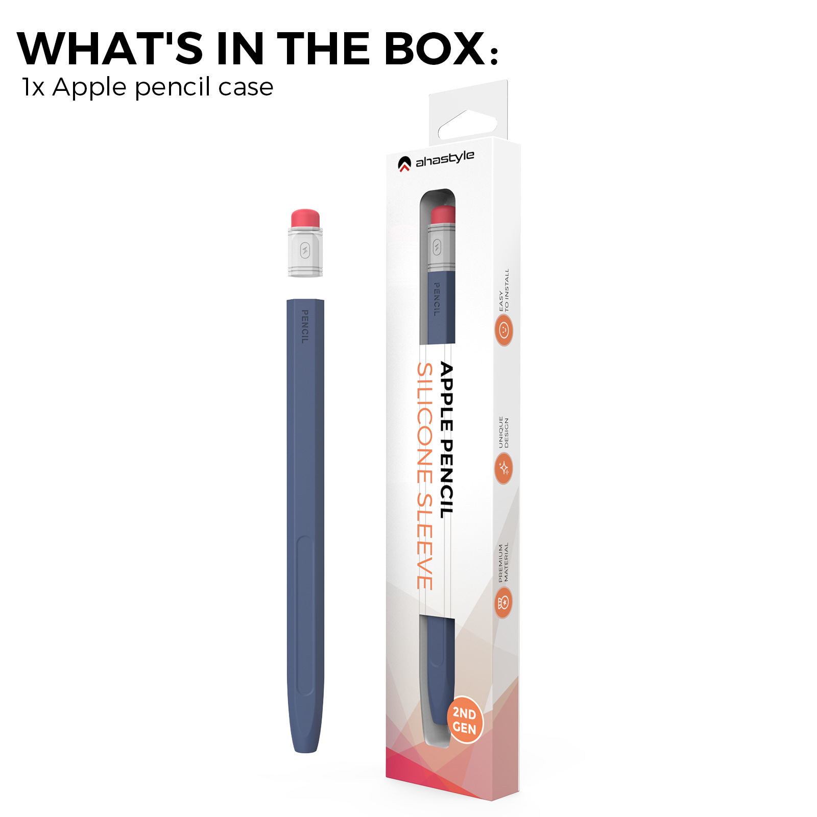 Funda protectora de silicona para bolígrafo Apple Apple Pencil pro y funda antideslizante para lápiz retro de segunda generación