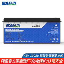 锂电池48V 100AH大容量磷酸铁锂电池组 野营房车充电储能锂电池组