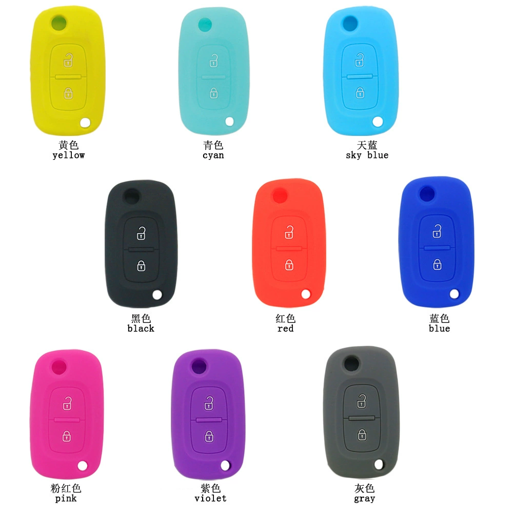 Folding silicone key bag, remote control, 2 keys