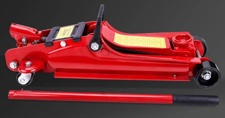 Gato Hidráulico Horizontal para Automóvil 2 Toneladas 3T para Cambio de Neumáticos