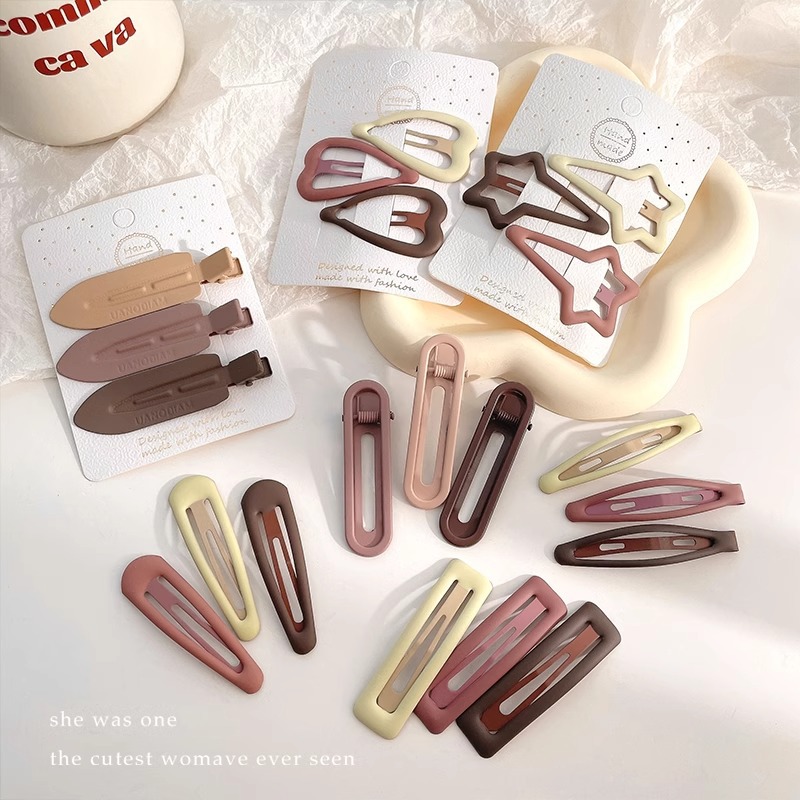 Meilad clip para el cabello para mujeres 2025 nuevo red lateral bang clip para el cabello frente clip para el cabello BB clip para el cabello