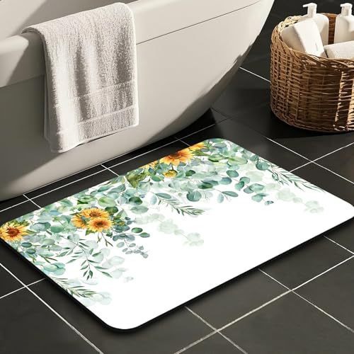 Ozono alquiler de barro de diatomeas estadounidenses puerta de baño absorción de agua secado rápido alquiler antideslizante fácil de cuidar alquiler de baño