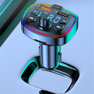 Q7 multi-function car mp3 player Bluetooth hands-free FM transmitter card inserting machine PD fast charge car MP3