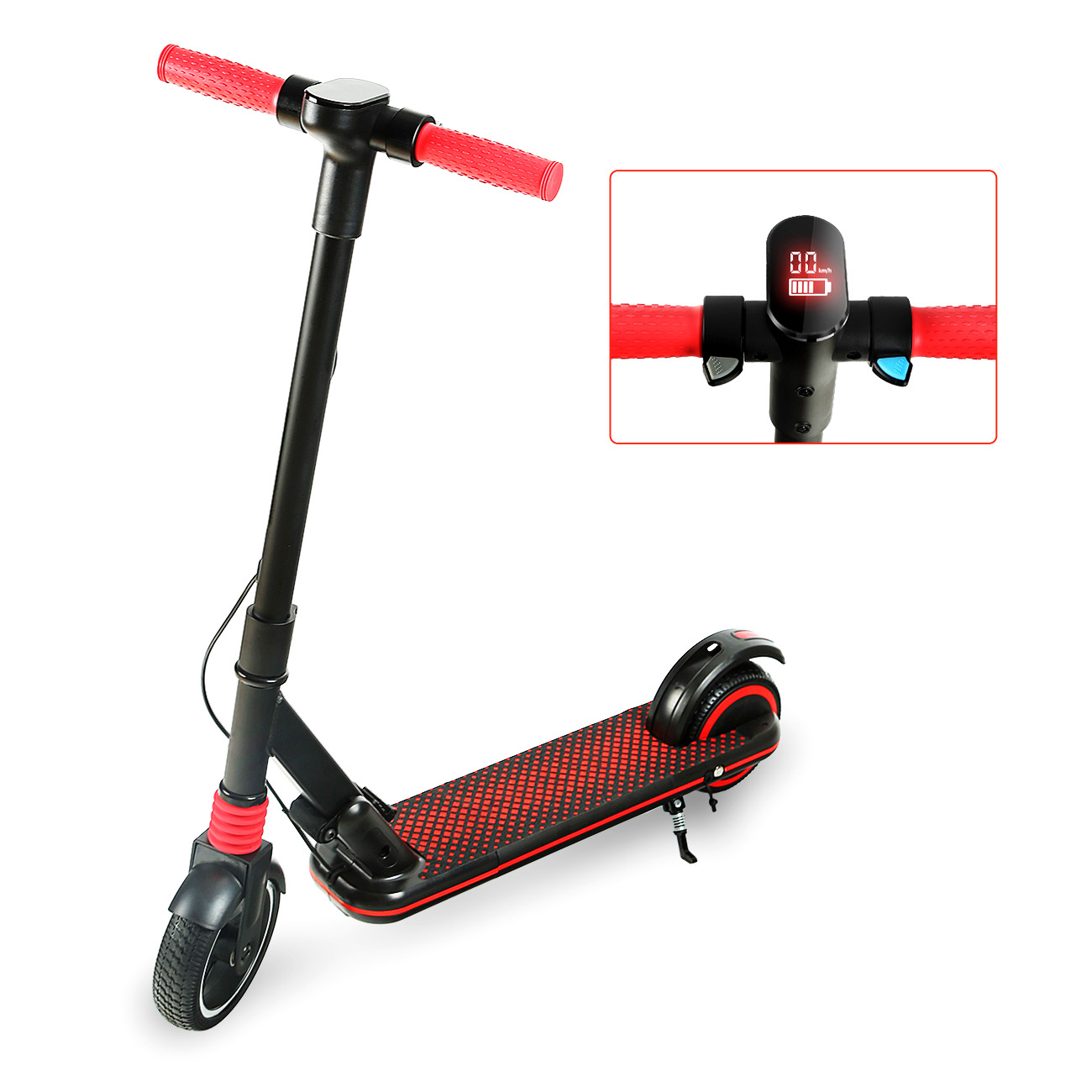 Scooter Eléctrico 2024 MK086 con Señales de Giro Izquierda y Derecha, Amortiguación Delantera y Trasera, Batería de Ultra Larga Duración de 500W