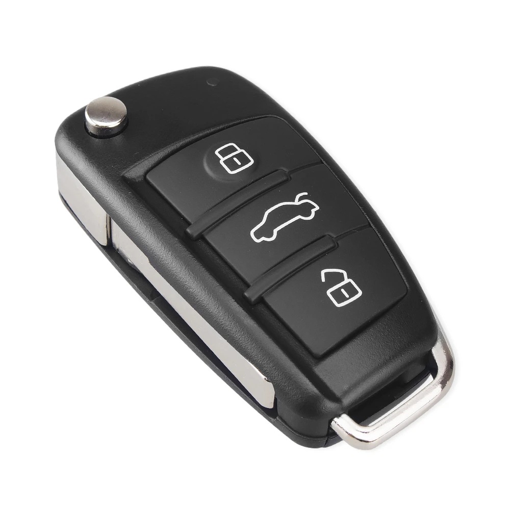 Suitable for Audi Key Shell A3 A4L A6Lq3Q5Q7Tt Car Original Factory Foldableing Remote Control Replacement Shell