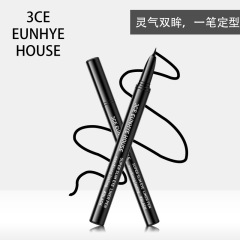 3ce eunhye house美眼深みアイライナー防水防汗速乾不像化粧スムースアイライナー