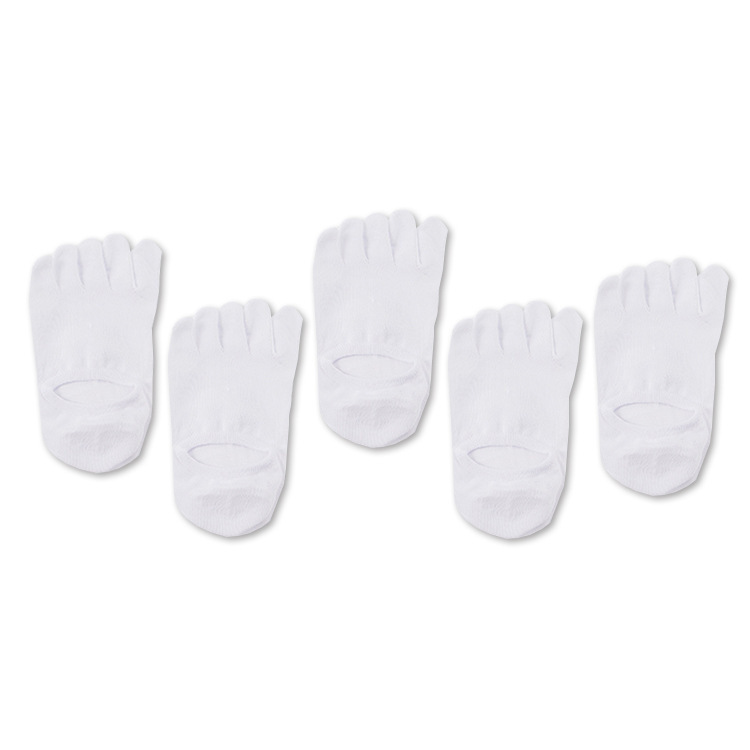 남자 다섯 손가락 드래그 스트립 화이트