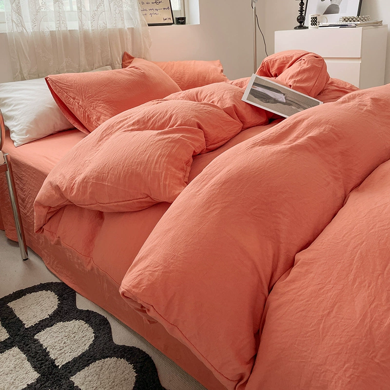Постельный комплект — Spring bed linen, 3‑ или 4‑компонентный, ткань с мягкой кожей, различные размеры