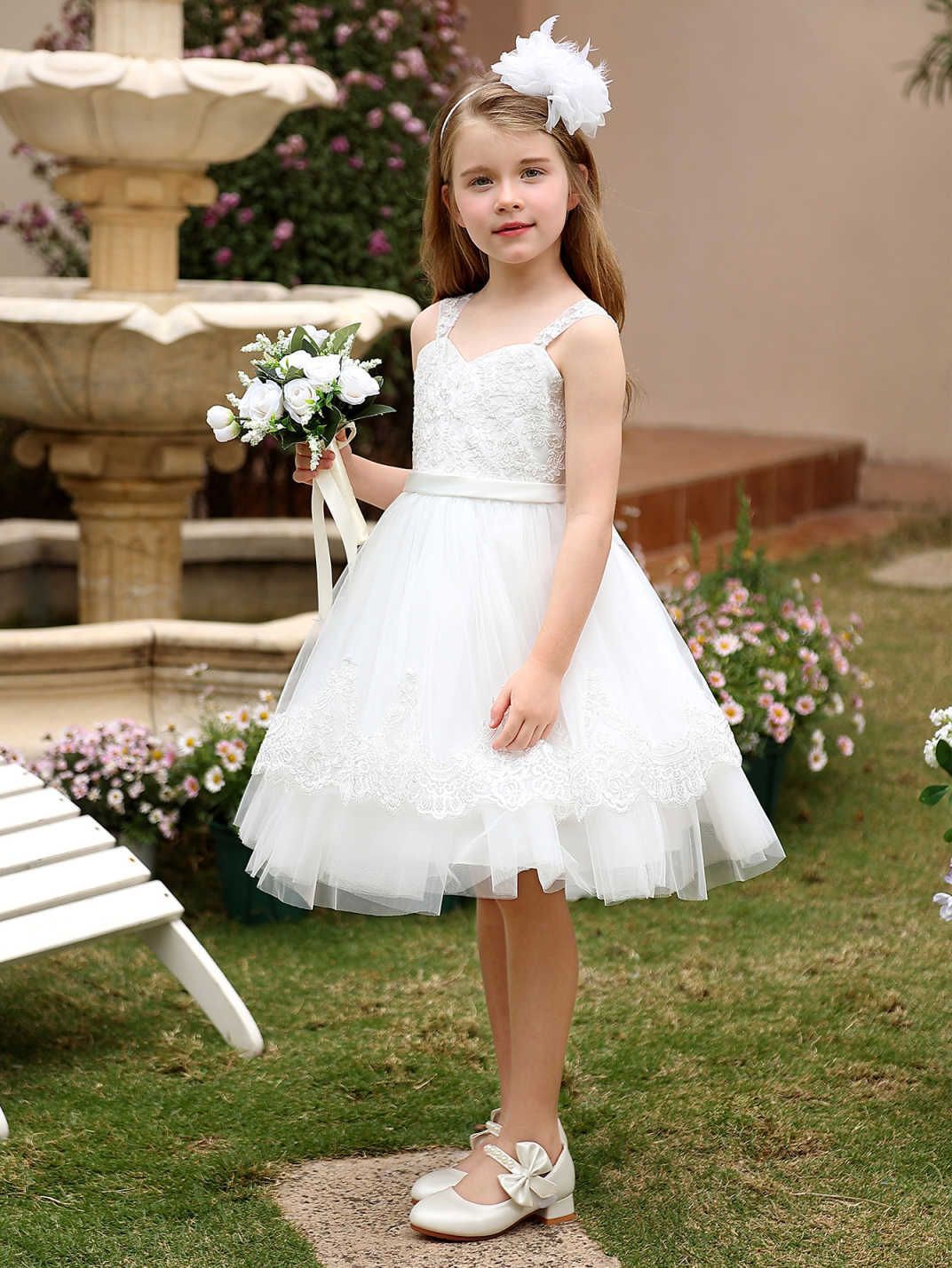 Desfile infantil europeo y americano pequeño anfitrión de chicas corto rendimiento de princesa de la princesa, vestido de noche de chicas