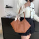 2025 New PU Mother Tote Bag Handbag Niche Design Fashionable Simple All-match Flow Style Shoulder Bag for Women