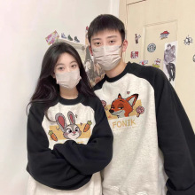 特别的情侣装卫衣春秋款2025新款超火不一样高级感小众网红外套女