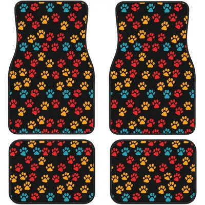 Avtomobil döşəmə paspasları – velvet car decorative floor mats - 1-129-pattern-30-3344cmtwo-piece-set