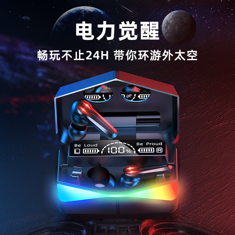 2025新製品m 28電気競争ゲーム入耳式イヤホンクロスボーダープライベートモードTWS入耳式bluetooth無線イヤホン|undefined