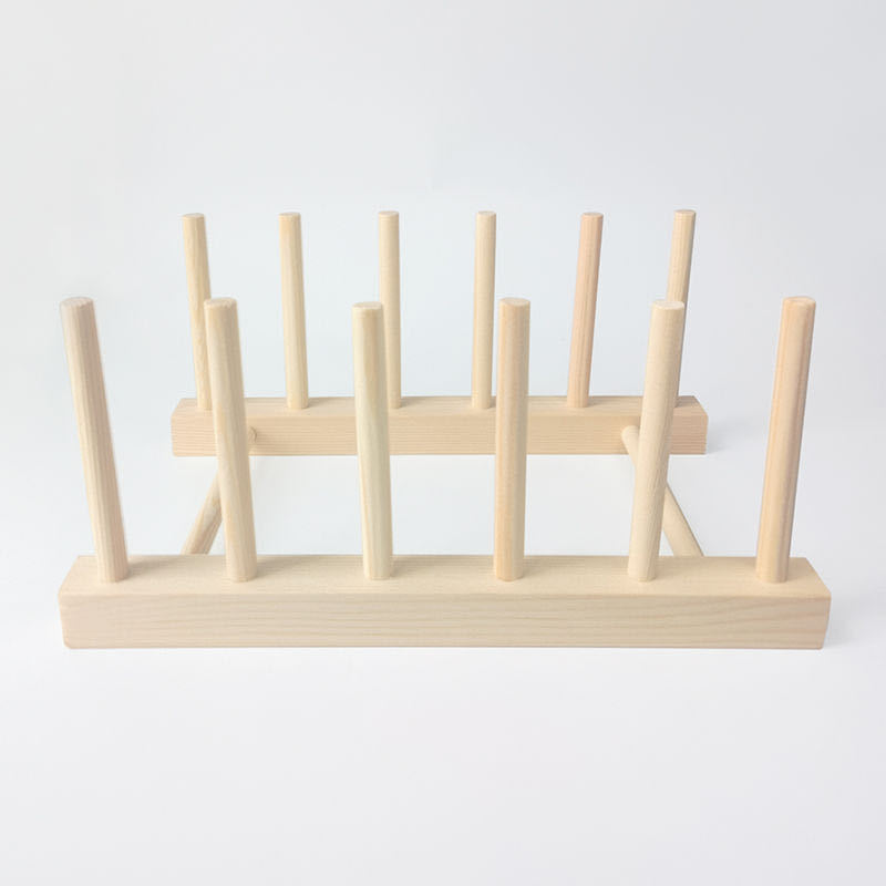 Fábrica Estante de almacenamiento de cocina Vino de bambú Taza de té Estantería Tazón y palillos Estante de almacenamiento Tazón de supermercado multiusos y Plato Estante de drenaje