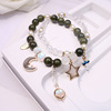 Fresh crystal, cute beaded bracelet, bead bracelet, jewelry