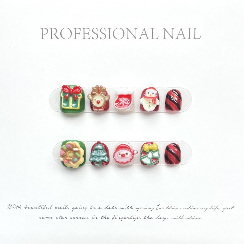 Children's wear nail cartoon cute girl student nail patch 10-year-old 11-year-old 12-year-old New Year nail patch Children's wear nail cartoon cute girl student nail patch 10-year-old 11-year-old 12-year-old New Year nail patch