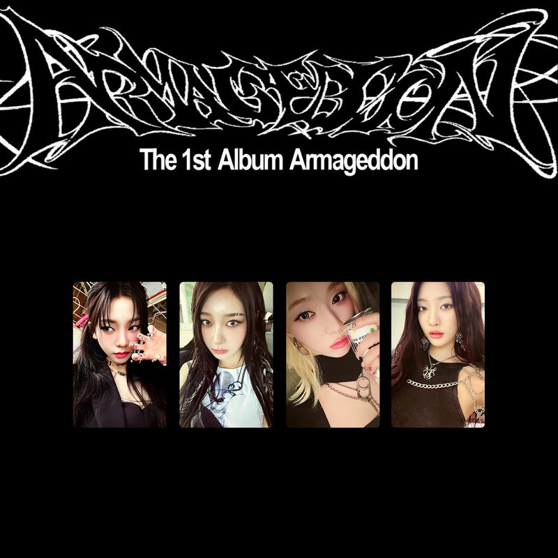 Aespa正規一集Armageddonフラッシュ店ランダムカード劉知玫金寧芸卓小カード|undefined