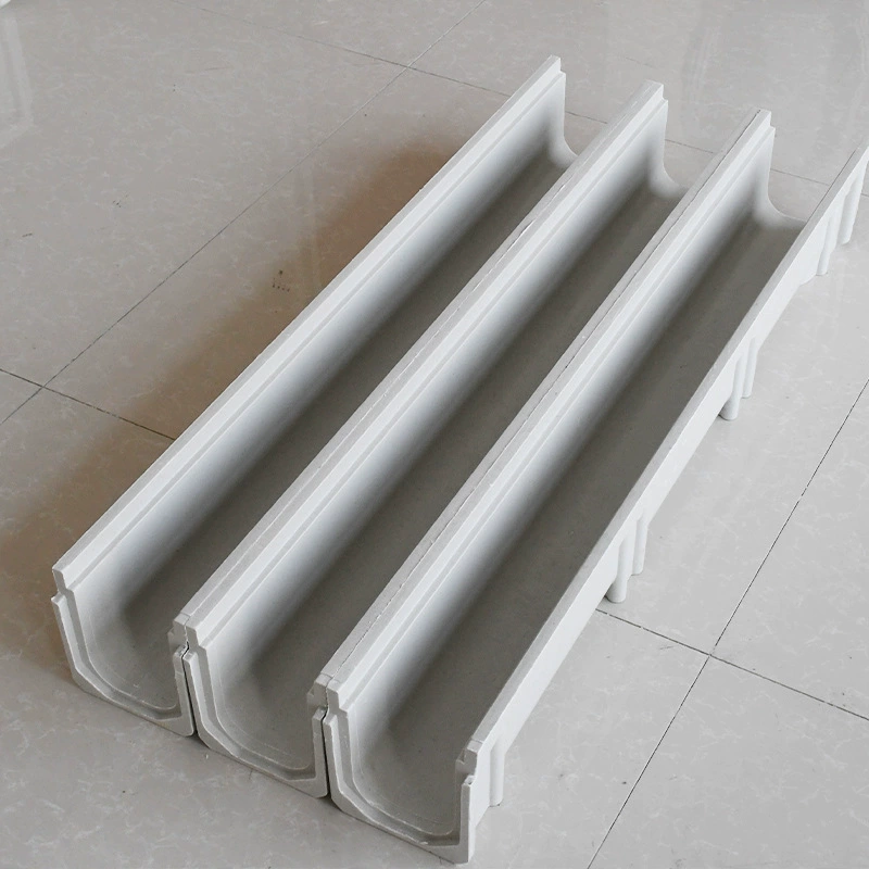 Крышка траншеи для дренажа смолы бетонная линейная готовая дренажная траншея щелочного типа U-образная дренажная траншея из смолы