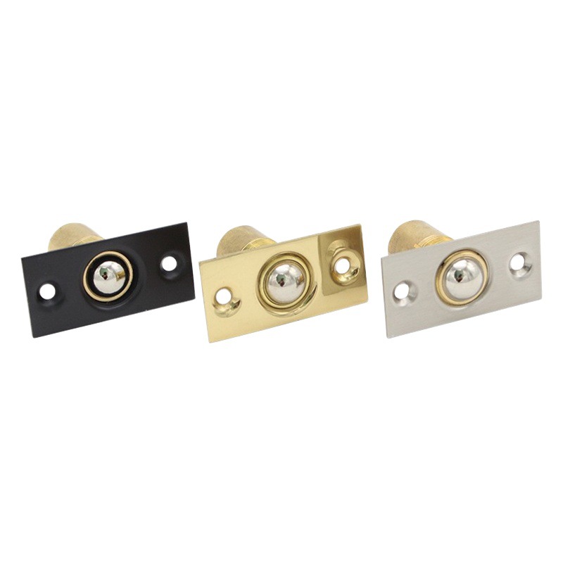 Cerradura de perlas de cobre puro, ajustable, invisible, a prueba de viento, para puerta de hotel, doble apertura, para puerta de madera.