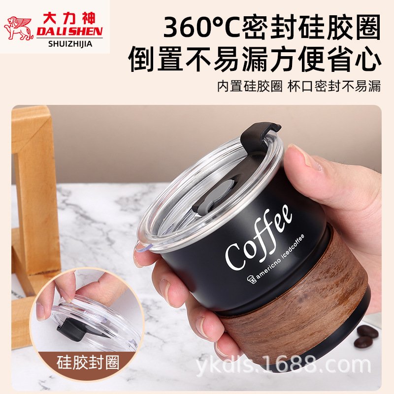 Taza de escalón de una sola capa para exteriores Taza de café de acero inoxidable 304 ins Vaso de cerveza de camping de borde rizado conveniente de alto valor