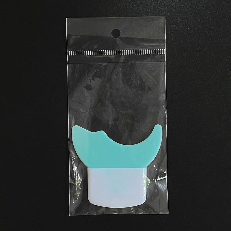 Silicona pestañas bisel novato dibujo Eyeliner rímel asistente herramienta de maquillaje ojo Crescent silicona suave bafle