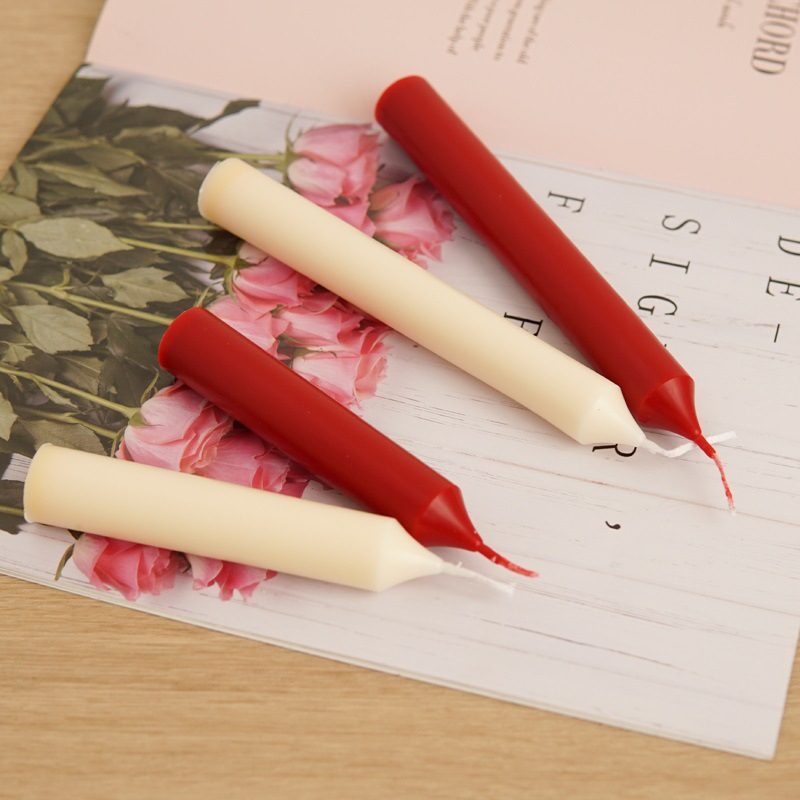 2 varilla de cera molde de plástico vela de diámetro delgado acrílico de una pieza molde de varilla fina pc cera 2cm