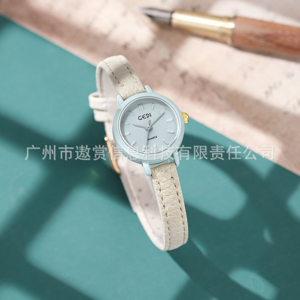 Watch Women's Niche High-end Women's Watch Waterproof Quartz Compact Watch Ins Women's High-value Watch
