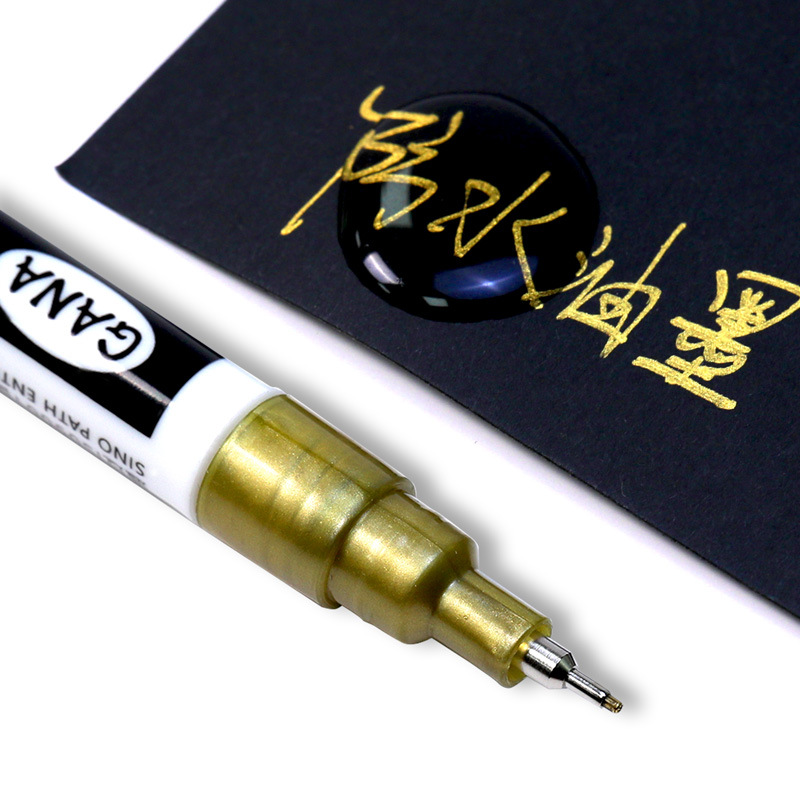 Guangna ultra-fine hook pen needle tube paint pen waterproof 0.7 car metal wood DIY high-gloss oily marker pen