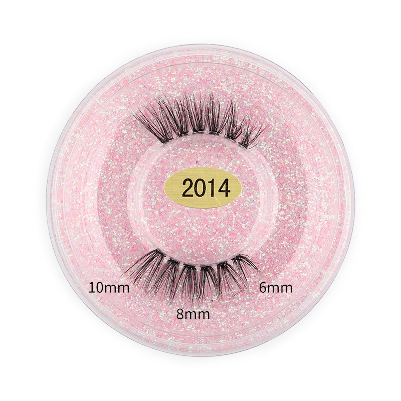 Queen Round Solid Color Imported Fiber False Eyelashes 1 Pair display picture 3