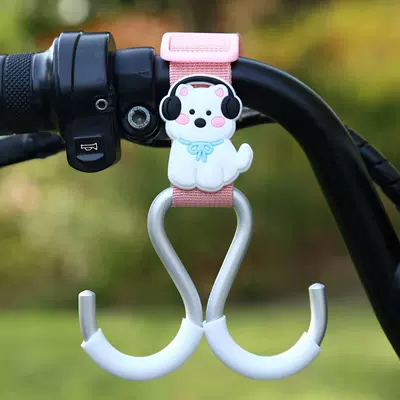 Electric Vehicles, Motorcycles, Other Electric Vehicle Accessories - pink-ribbon-aluminum-double-hook-short-style-headphones-gaoladi